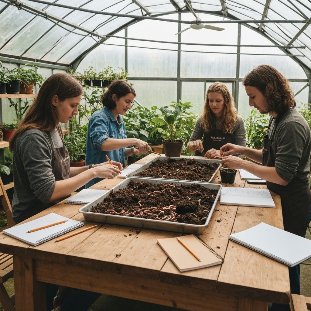 Cursos de lumbricultura ALIN
